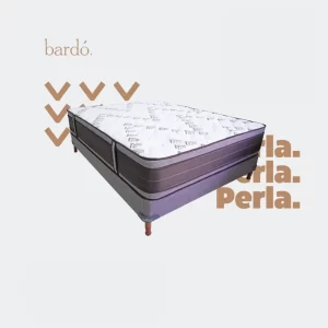 Conjunto Sommier Bardó Perla 190x80x30 Alta densidad